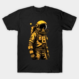 Yellow Suit Astronaut Ghost T-Shirt